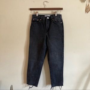 TOPSHOP MOM JEAN ANKLE CROPPED